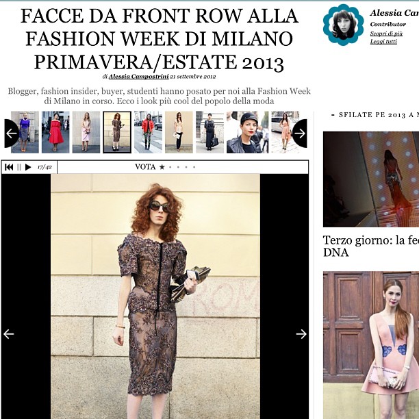 Me and My Oufit - Milano Fashion Week - Krizia Fashion Show - on Style.it