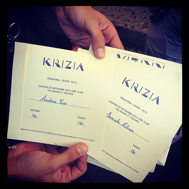 Fashion Show - Krizia - Milano Fashion Week