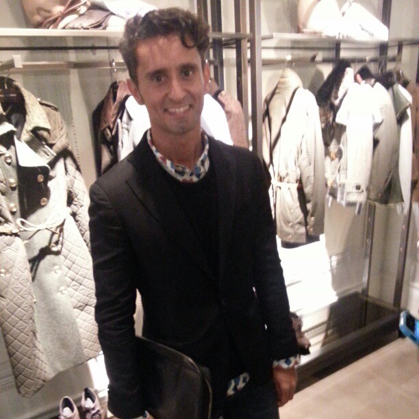 @marchettisimone at the @burberry