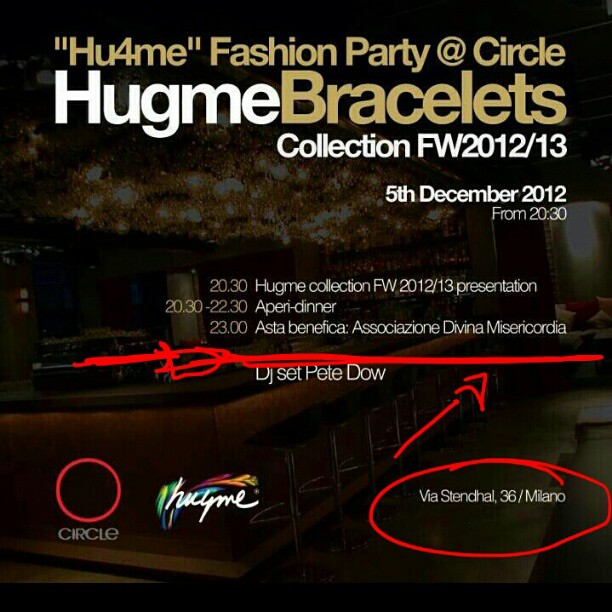 Important charity event made by @hugme @serenafumar