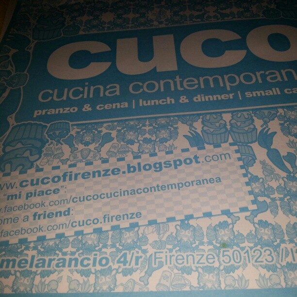 E come ad ogni Pitti ... si cena da CuCo ... @cucofirenze
