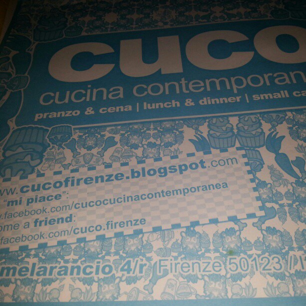 E come ad ogni Pitti ... si cena da CuCo ... @cucofirenze