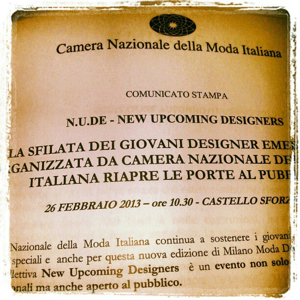 N.U.D.E new upcoming designers