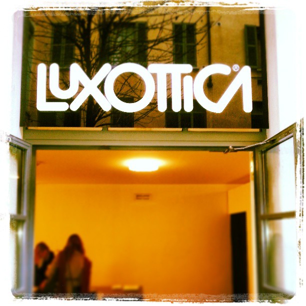 E si entra nel magico mondo Luxottica .. tks to @luxottica