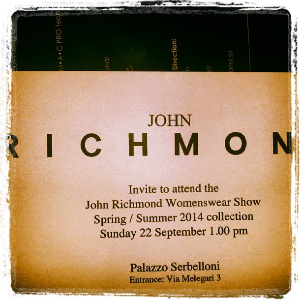 John Richmond Fashion Show