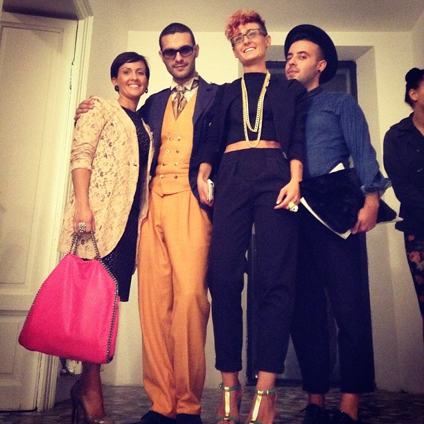 Foto di gruppo per la Graduate Fashion Night @Como